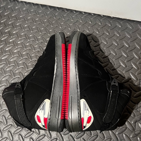 RARE Air Jordan 8 AJF Fusion Playoff Bred size 8.5 Women shoes - Picture 7 of 9